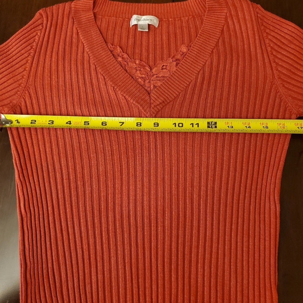 Dressbarn Ribbed Top - Picture 6 of 7